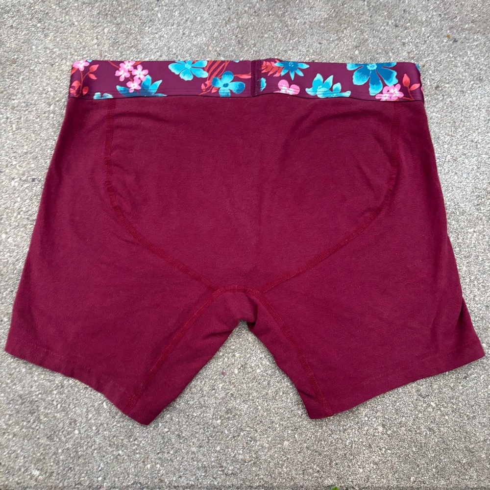 HOLLISTER CALIFORIA MENS PRE-OWNED MAROON COTTON SPANDEX TRUNK BRIEF MEDIUM - Picture 7 of 7